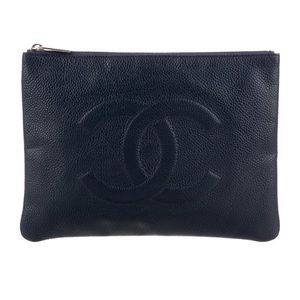 Chanel Caviar Timeless Pouch